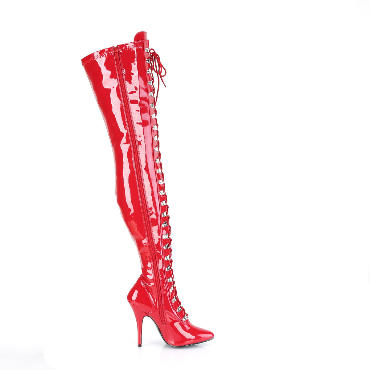 Pleaser Womens Boots SEDUCE-3024 Red Pat