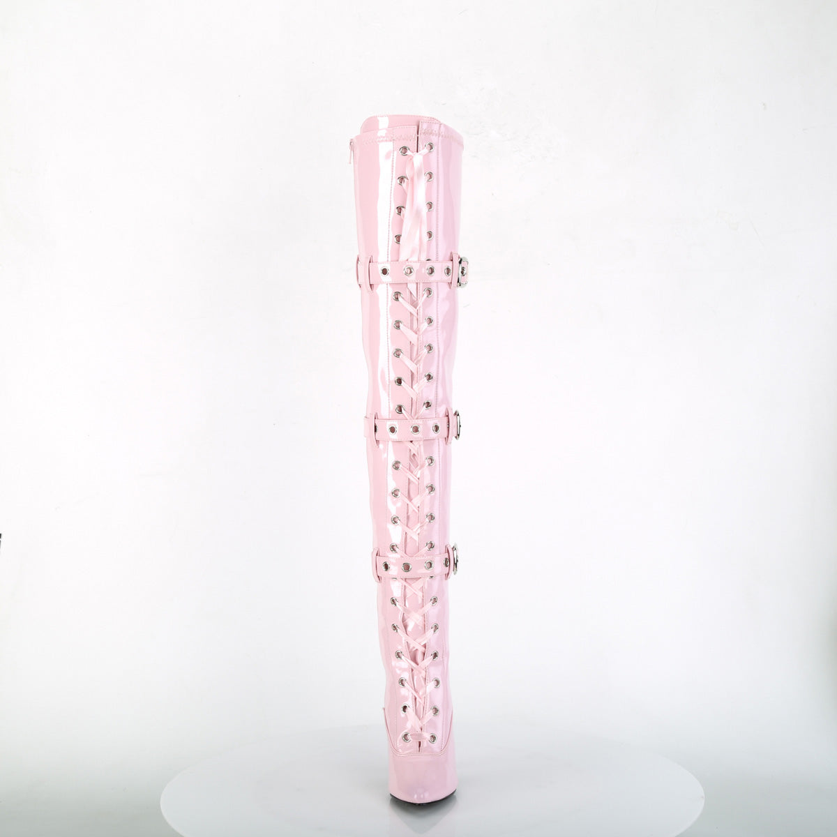 Pleaser Womens Boots SEDUCE-3028 B. Pink Str. Pat