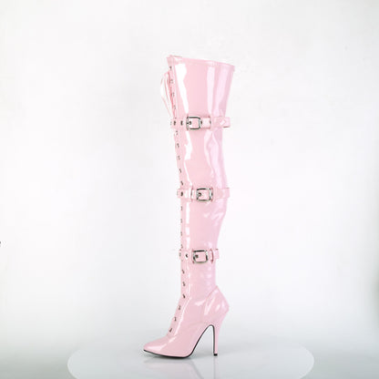 Pleaser Womens Boots SEDUCE-3028 B. Pink Str. Pat