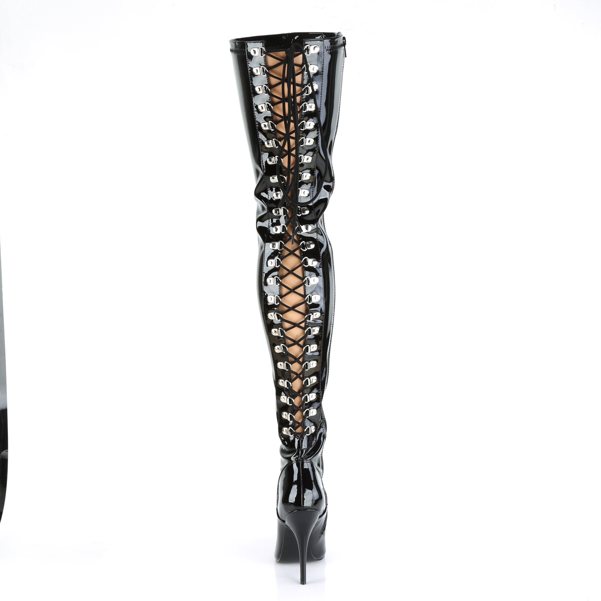 Pleaser Womens Boots SEDUCE-3063 Blk Str Pat