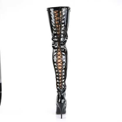 Pleaser Womens Boots SEDUCE-3063 Blk Str Pat