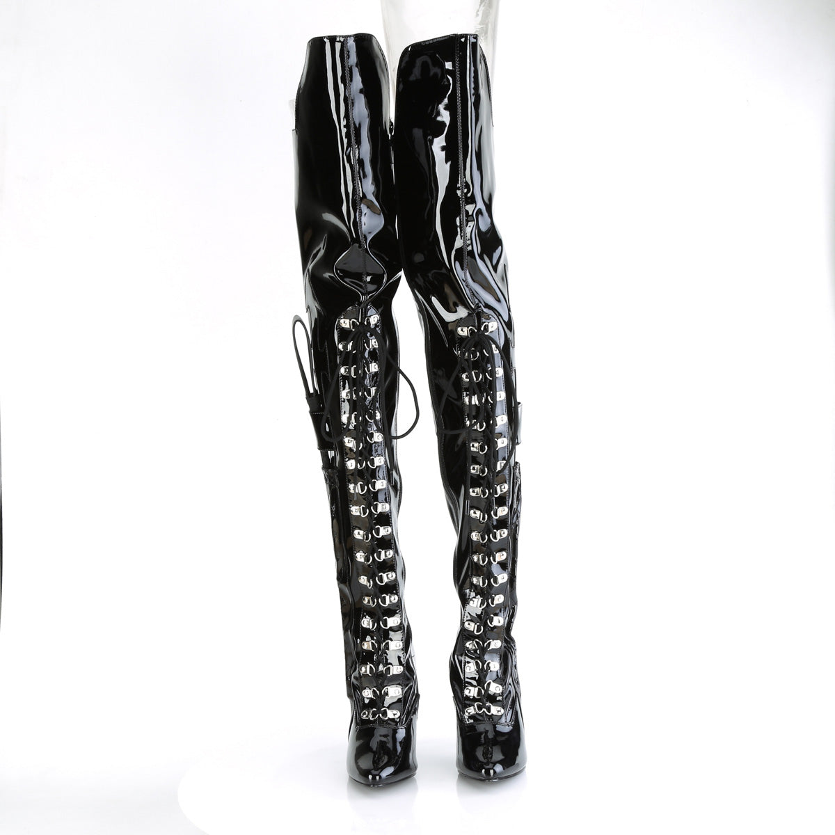 Pleaser  Boots SEDUCE-3082 Blk Str. Pat