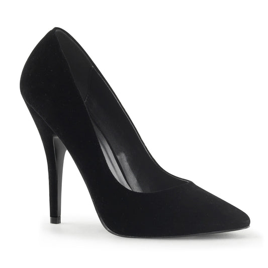Pleaser Womens Pumps SEDUCE-420 Blk Velvet