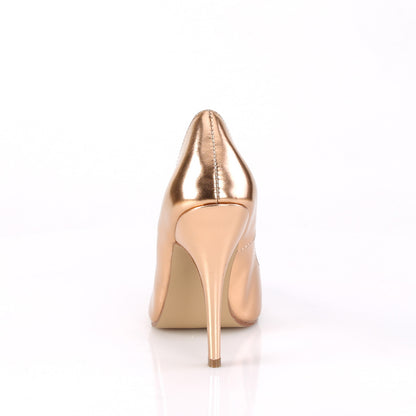 Pleaser Womens Pumps SEDUCE-420V Rose Gold Metallic Pu
