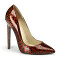 Pleaser Womens Pumps SEXY-20 Red Pearlized Pat