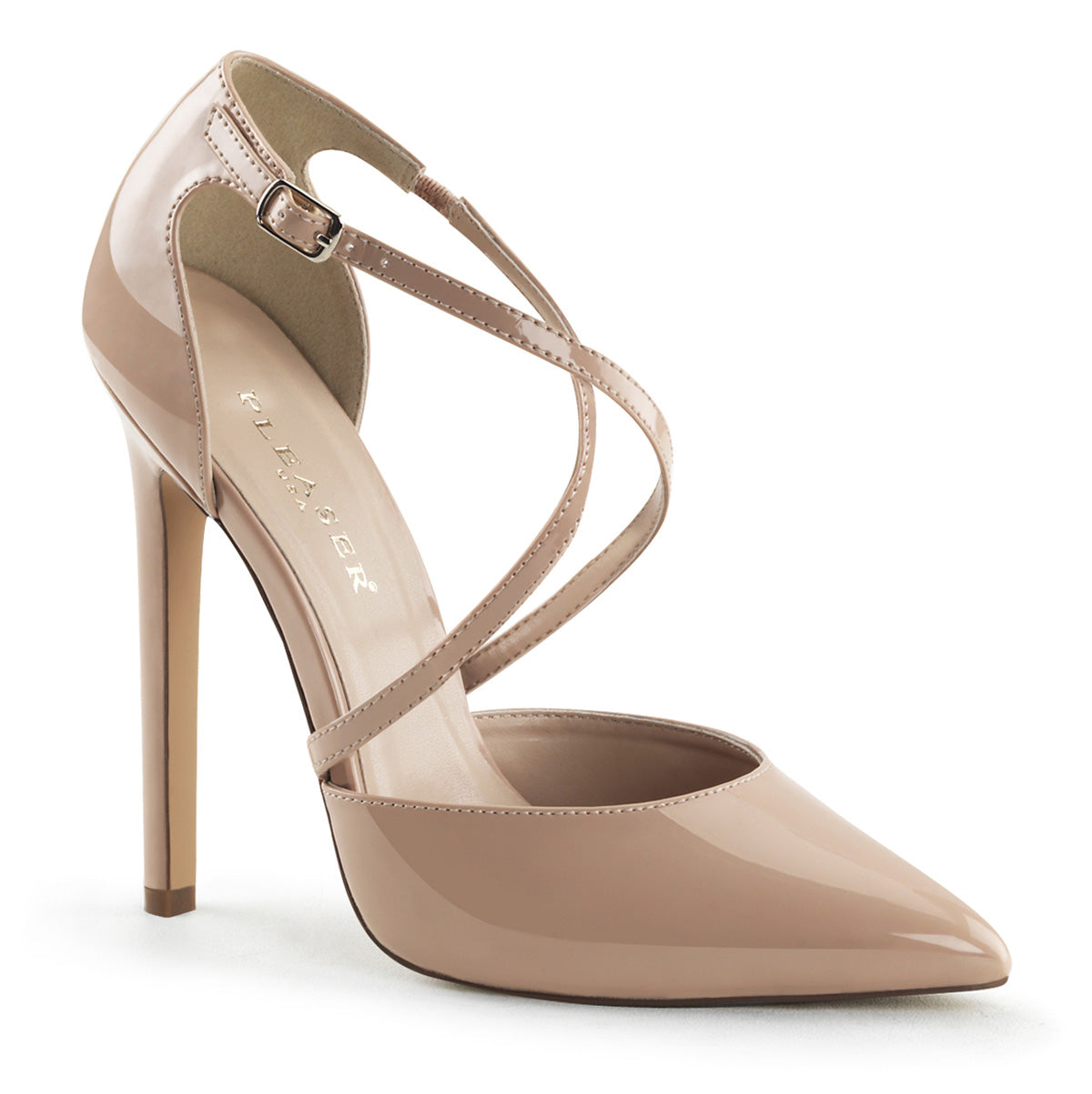 Pleaser Womens Pumps SEXY-26 Nude Pat
