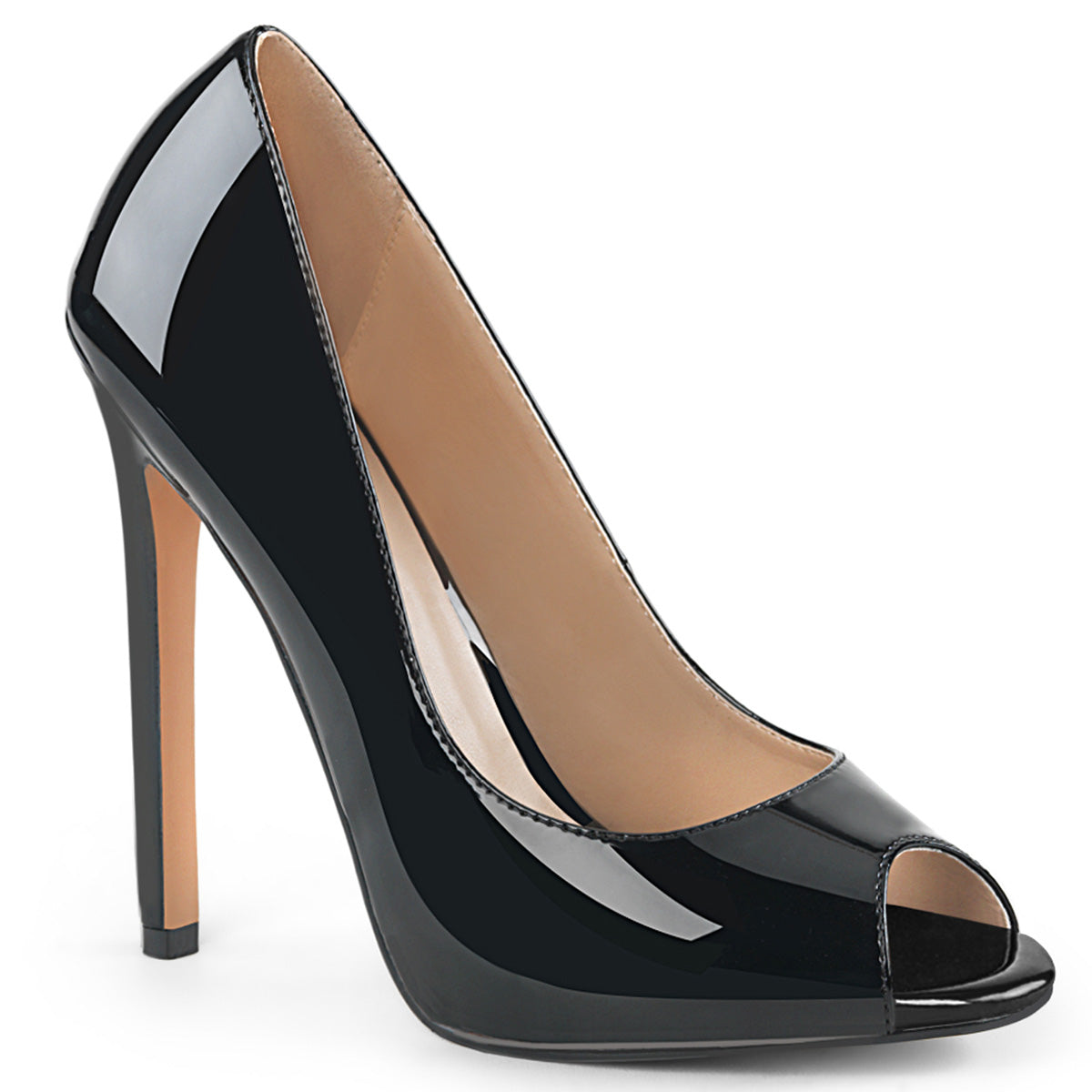 Pleaser Womens Pumps SEXY-42 Blk Pat