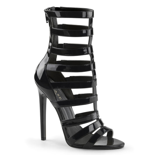 Pleaser Womens Ankle Boots SEXY-52 Blk Pat