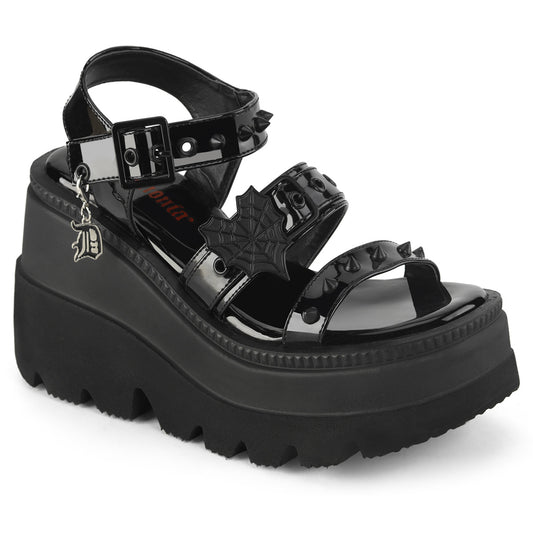 DemoniaCult  Sandals SHAKER-13 Blk Pat