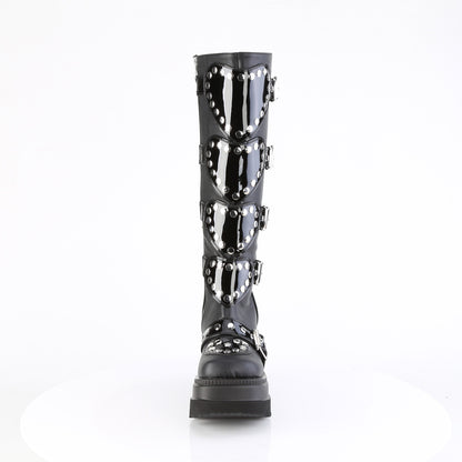 DemoniaCult   SHAKER-210 Blk Vegan Leather