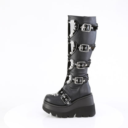 DemoniaCult   SHAKER-210 Blk Vegan Leather