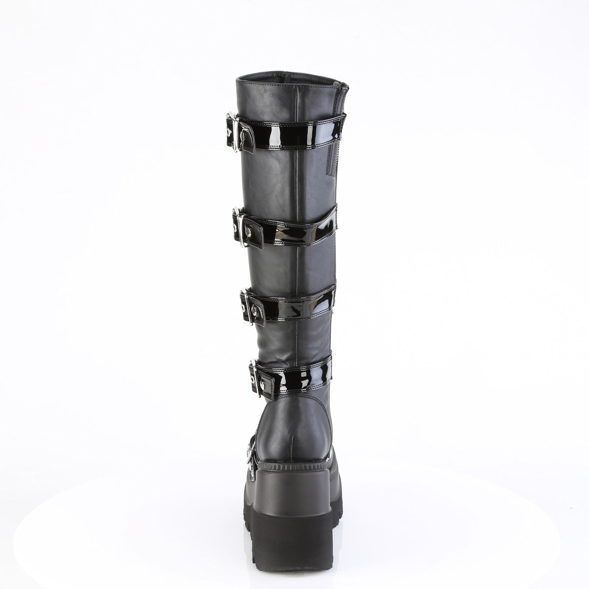 DemoniaCult   SHAKER-210 Blk Vegan Leather
