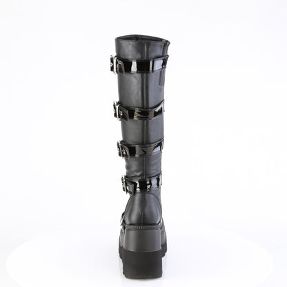 DemoniaCult   SHAKER-210 Blk Vegan Leather