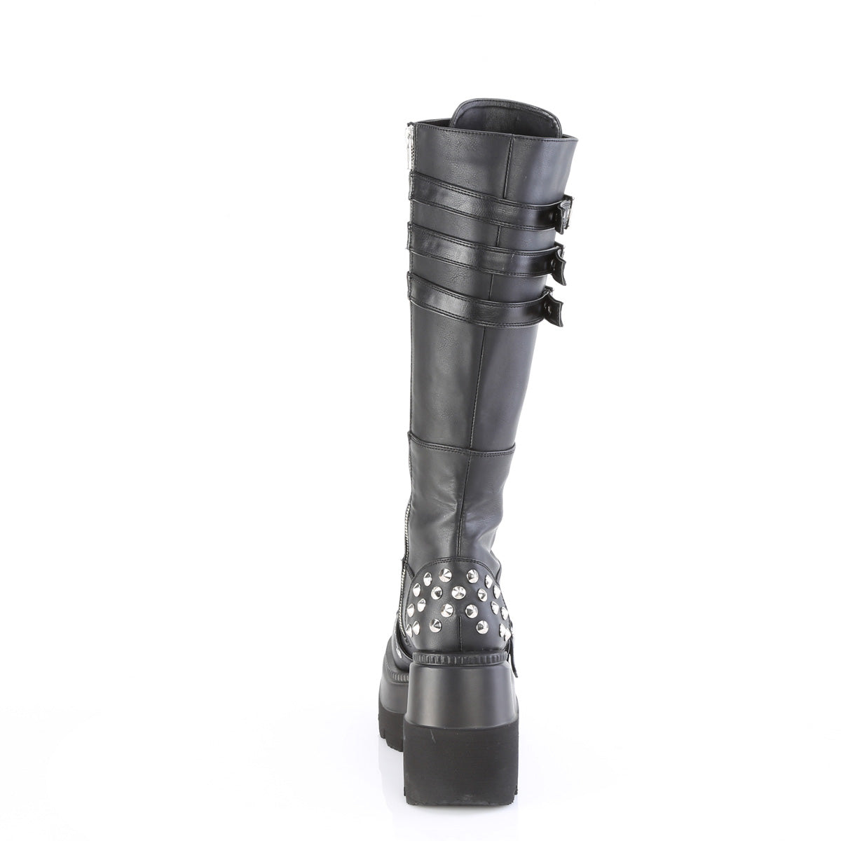 DemoniaCult   SHAKER-225 Blk Vegan Leather
