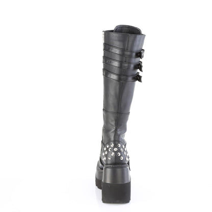 DemoniaCult   SHAKER-225 Blk Vegan Leather