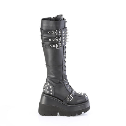 DemoniaCult   SHAKER-225 Blk Vegan Leather