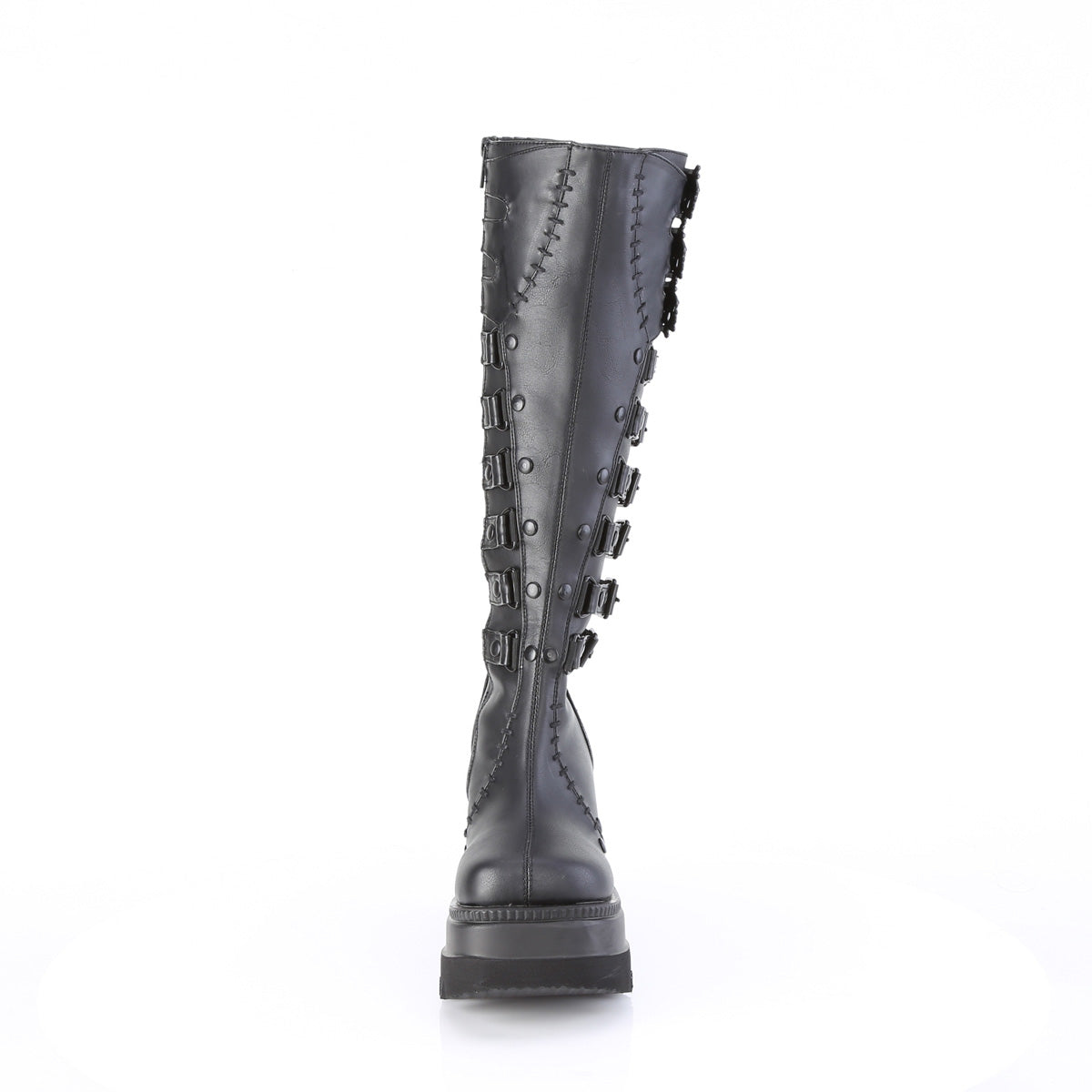 DemoniaCult   SHAKER-232 Blk Vegan Leather