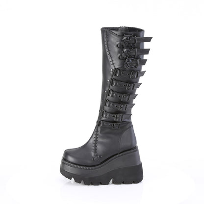 DemoniaCult   SHAKER-232 Blk Vegan Leather