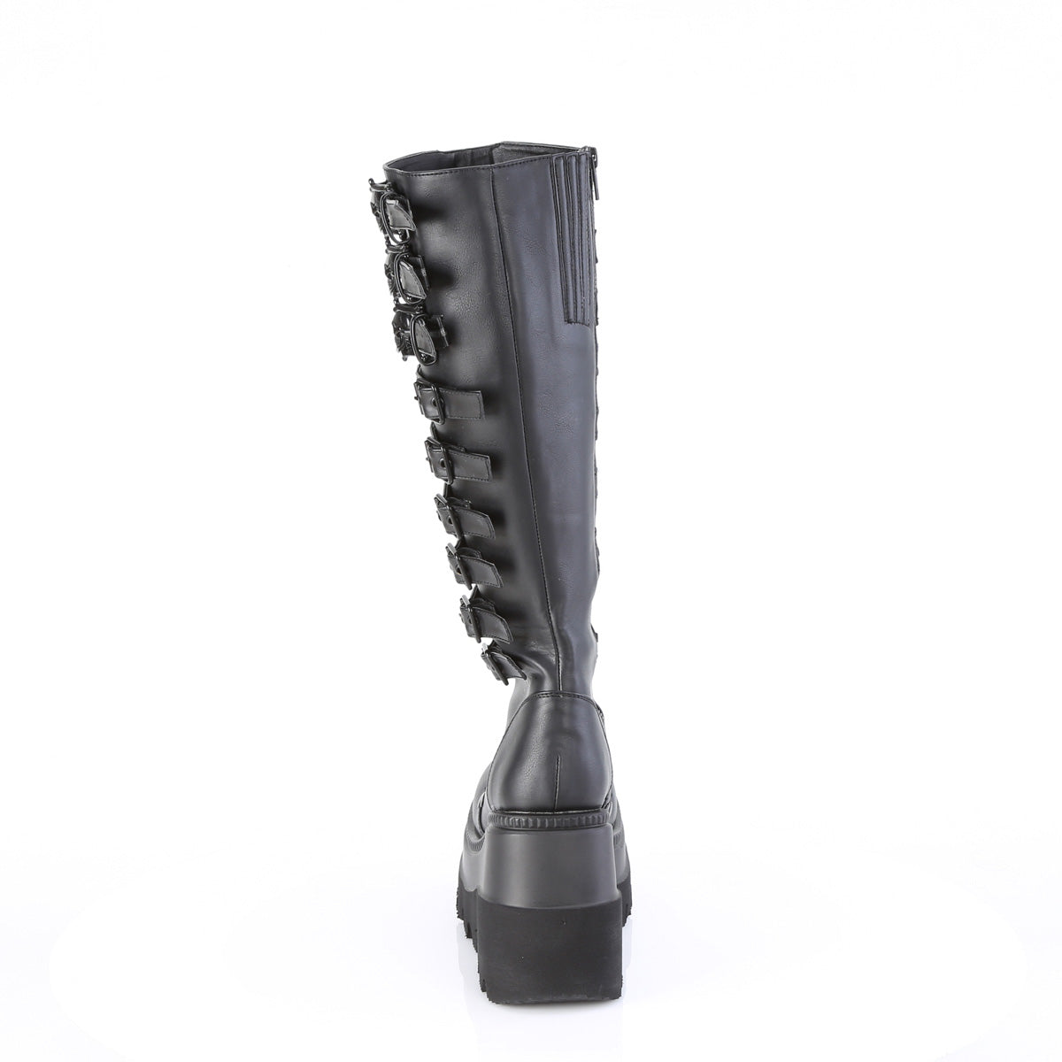 DemoniaCult   SHAKER-232 Blk Vegan Leather