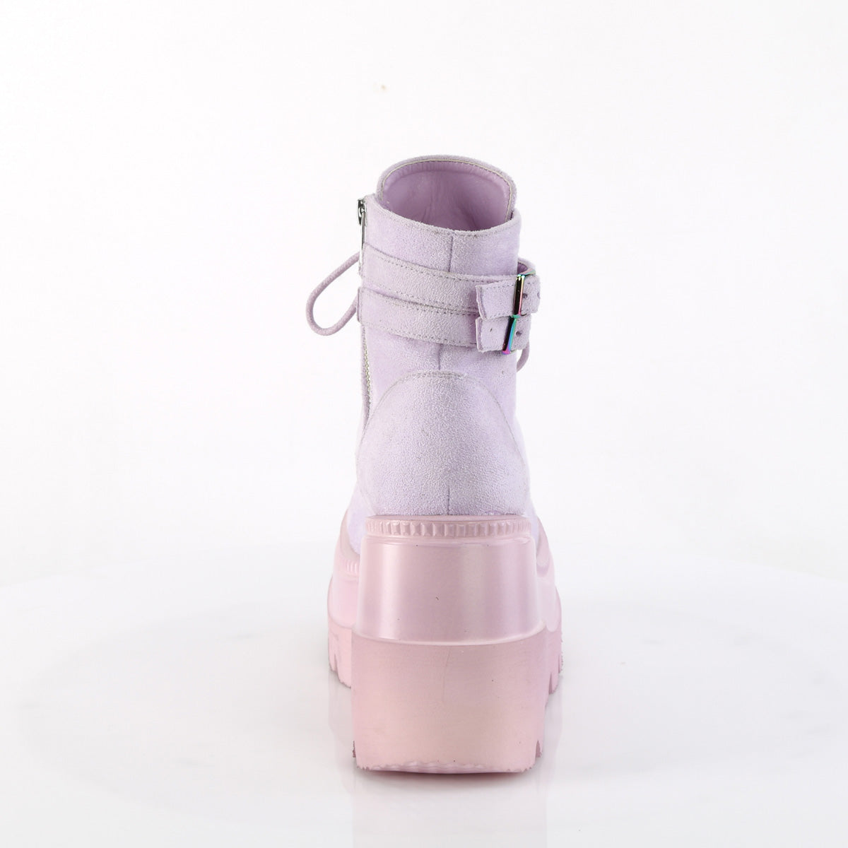 DemoniaCult  Ankle Boots SHAKER-52 Lavender Vegan Suede