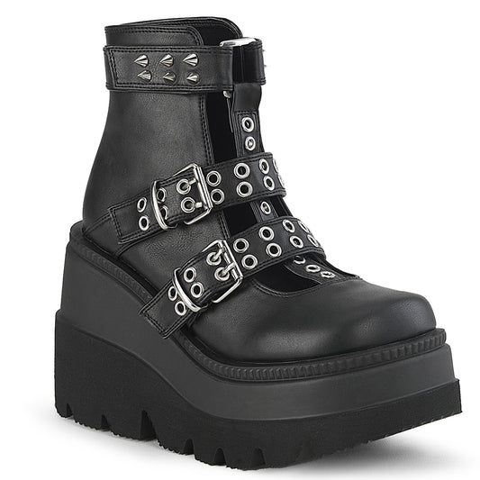 DemoniaCult   SHAKER-62 Blk Vegan Leather