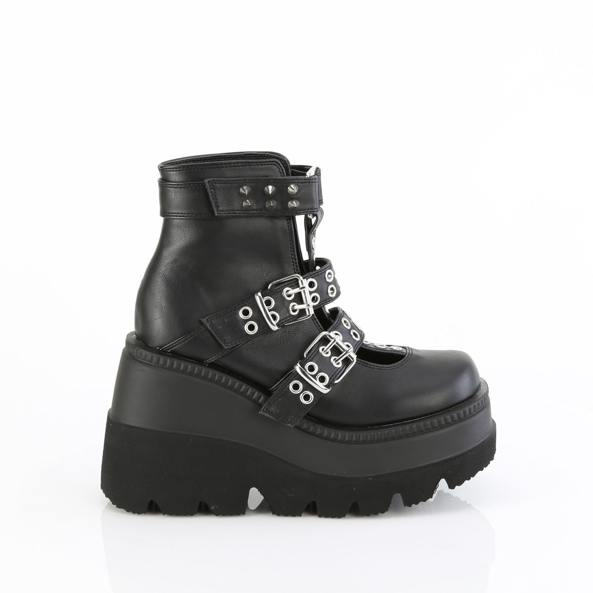 DemoniaCult   SHAKER-62 Blk Vegan Leather