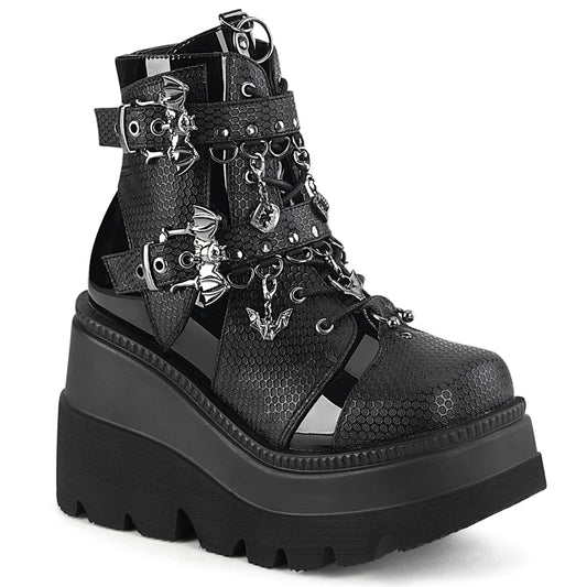 DemoniaCult   SHAKER-66 Blk Vegan Leather