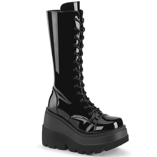 DemoniaCult  Boots SHAKER-72 Blk Patent