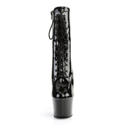 Pleaser Womens Ankle Boots SKY-1020 Blk Pat/Blk