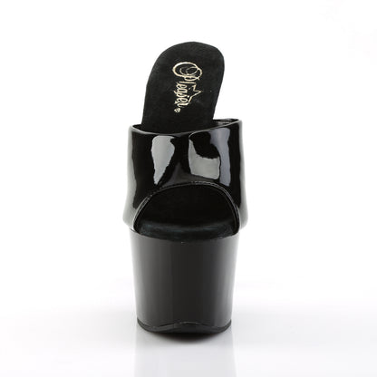 Pleaser Womens Sandals SKY-301 Blk Pat/Blk