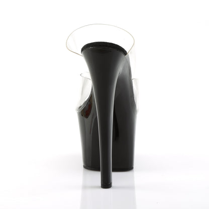 Pleaser Womens Sandals SKY-302 Clr/Blk