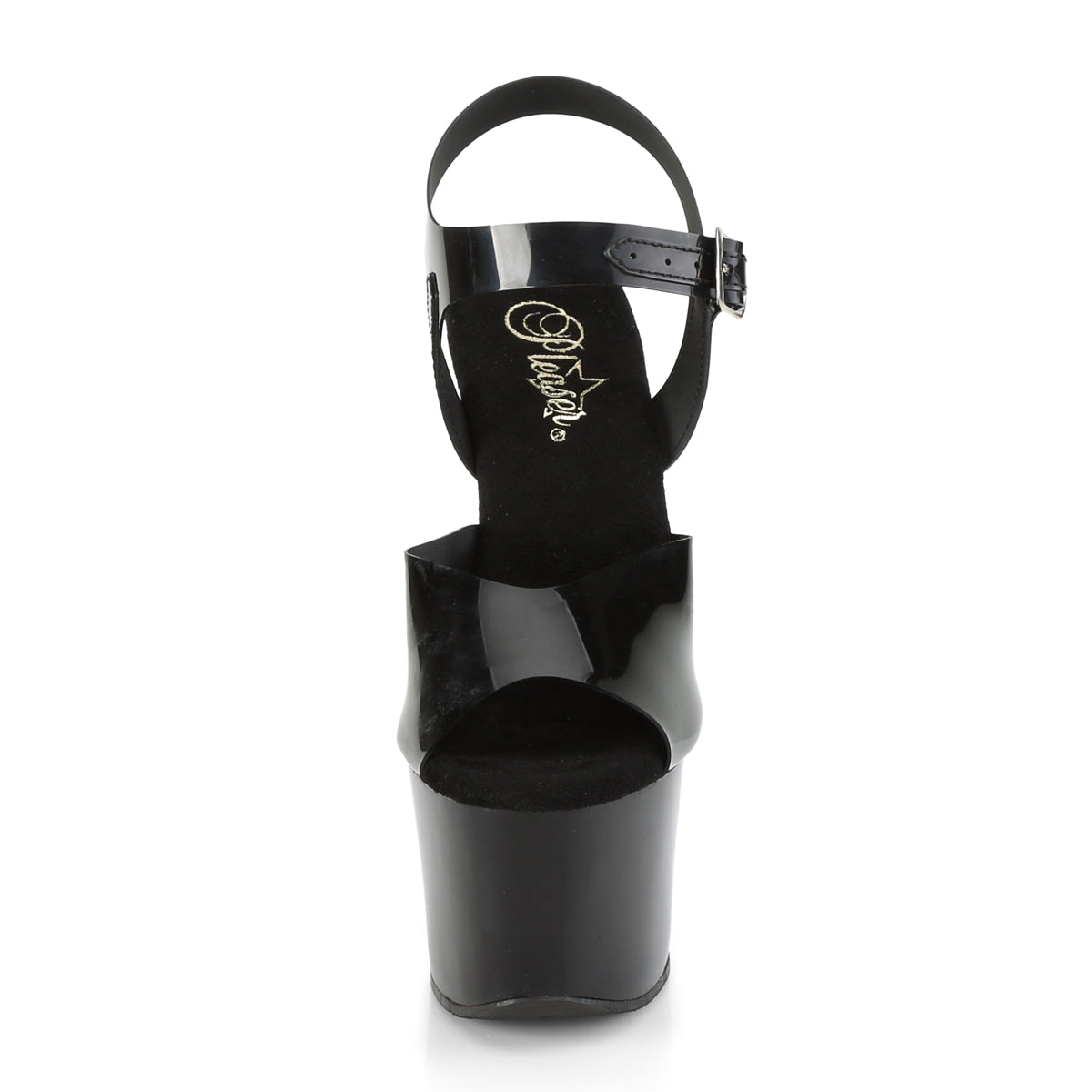 Pleaser Womens Sandals SKY-308N Blk (Jelly-Like) TPU/Blk