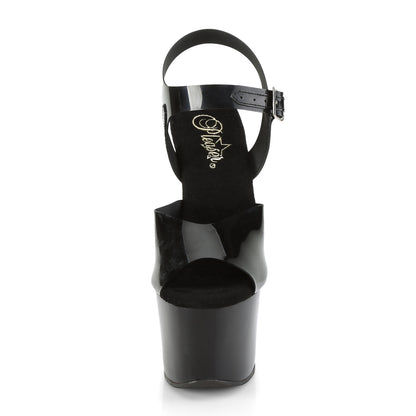 Pleaser Womens Sandals SKY-308N Blk (Jelly-Like) TPU/Blk