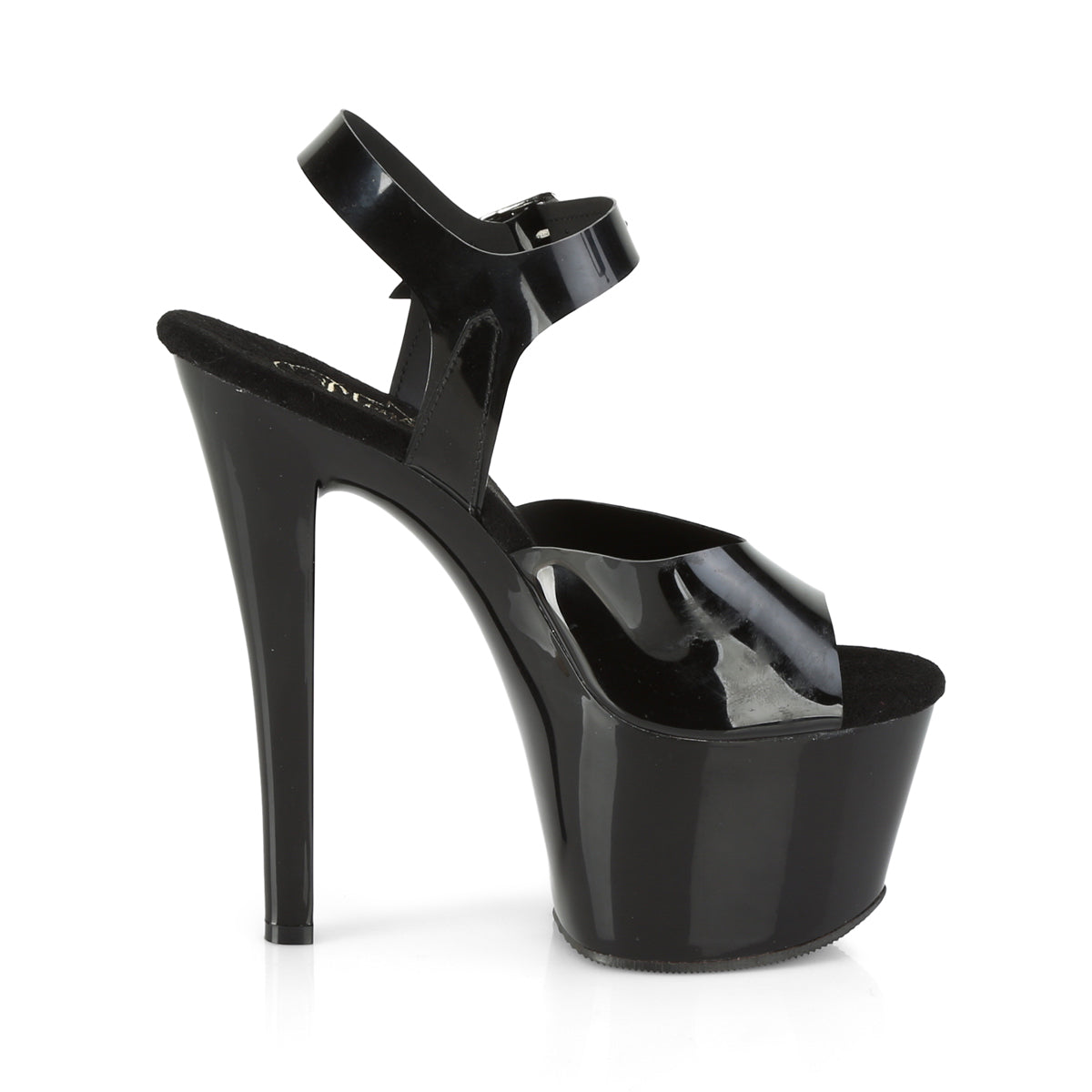 Pleaser Womens Sandals SKY-308N Blk (Jelly-Like) TPU/Blk