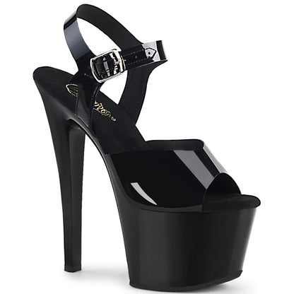 Pleaser Womens Sandals SKY-308N Blk (Jelly-Like) TPU/Blk