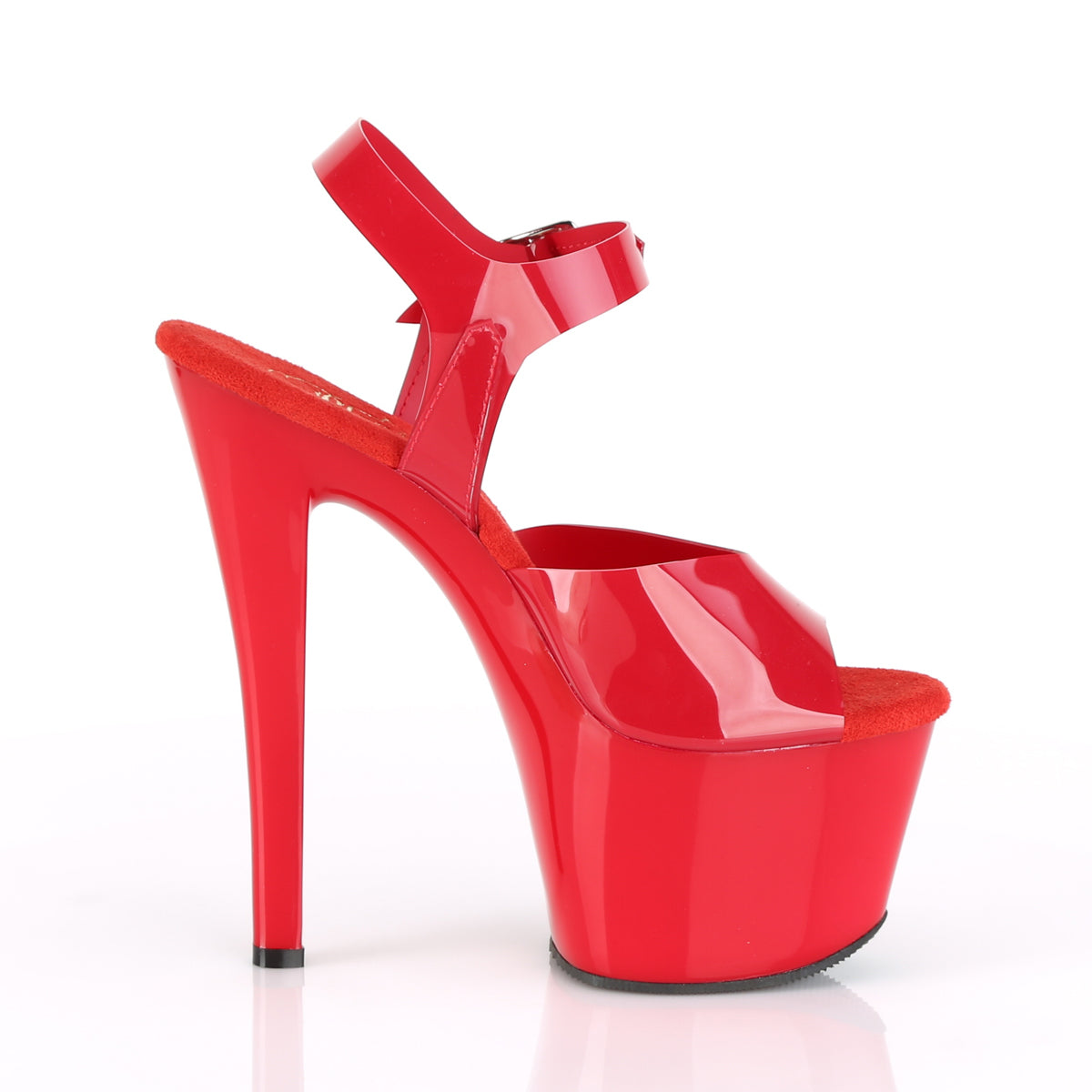Pleaser Womens Sandals SKY-308N Red (Jelly-Like) TPU/Red