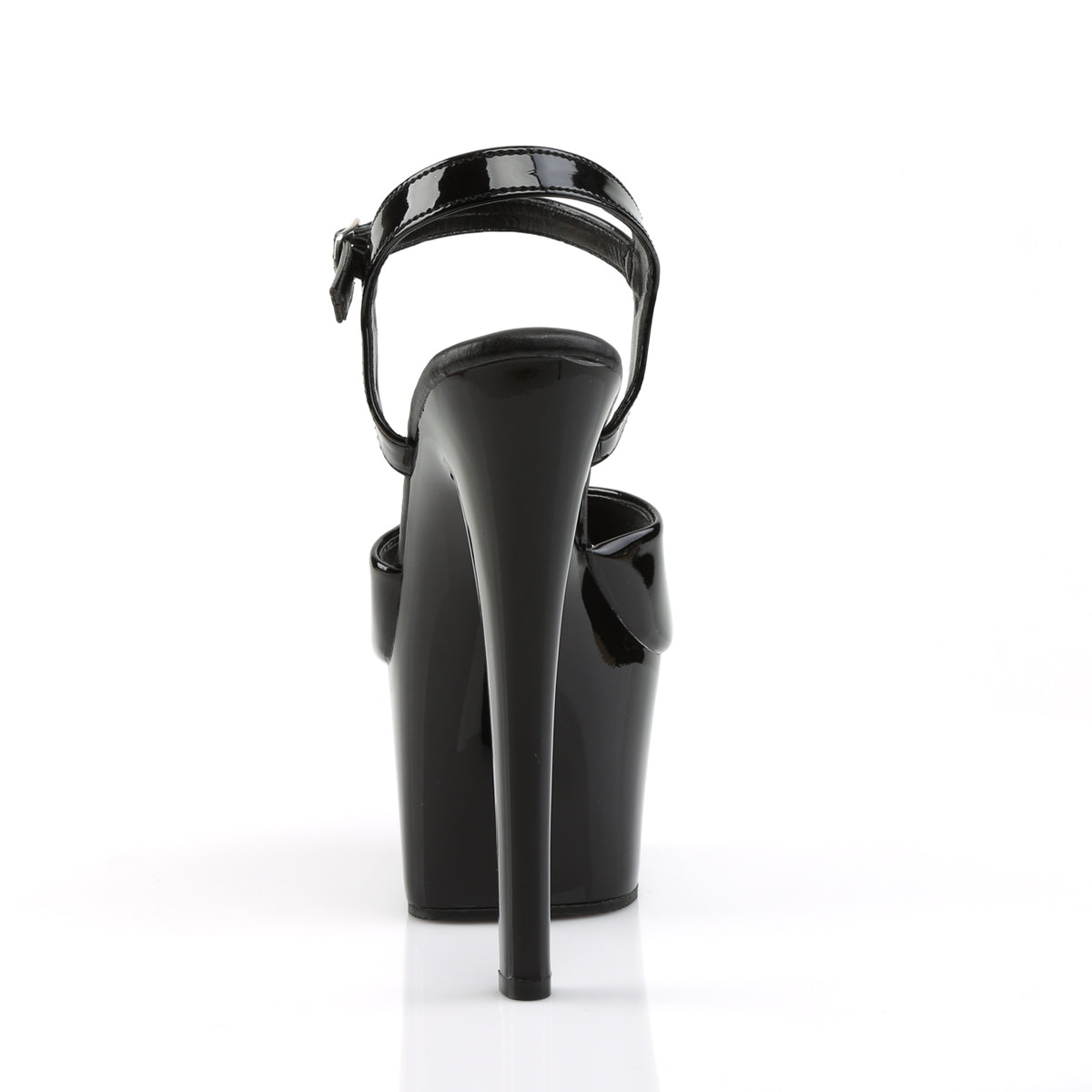 Pleaser Womens Sandals SKY-309VL Blk Pat/Blk