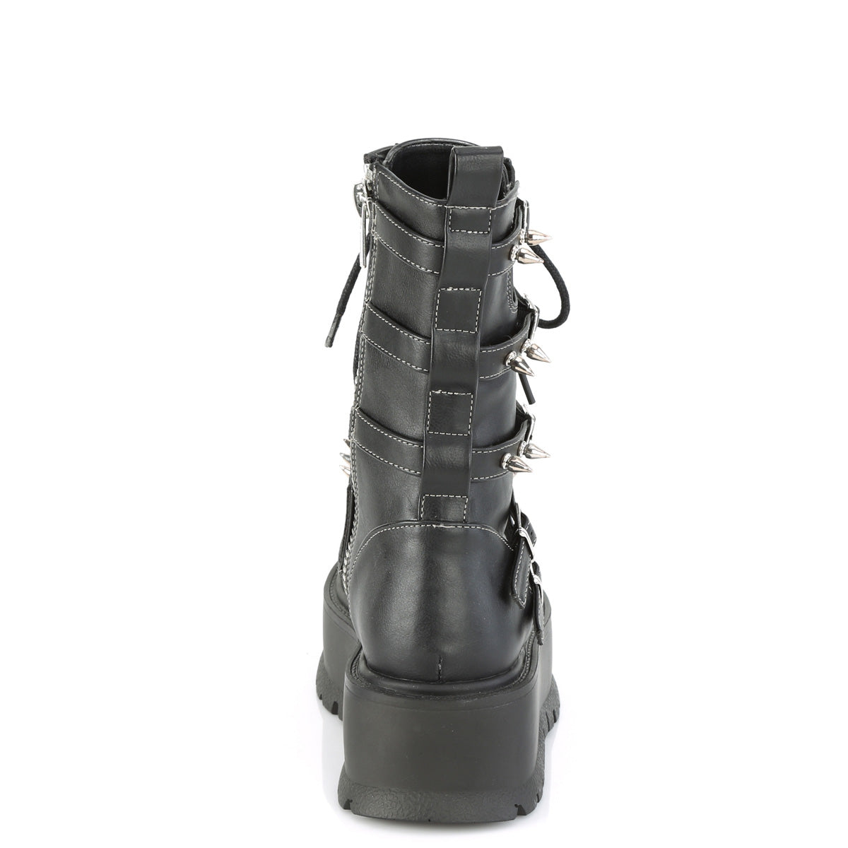 DemoniaCult Womens Boots SLACKER-165 Blk Vegan Leather