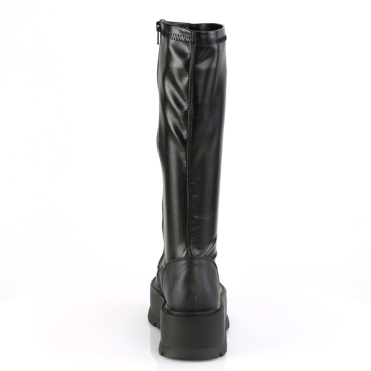DemoniaCult Womens Boots SLACKER-200 Blk Str Vegan Leather