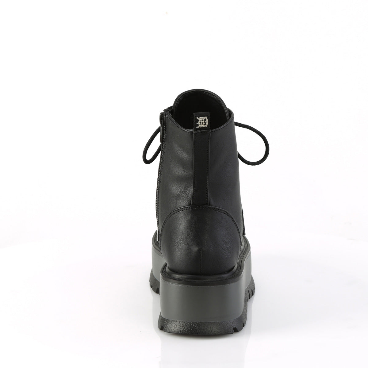 DemoniaCult  Ankle Boots SLACKER-55 Blk Vegan Leather