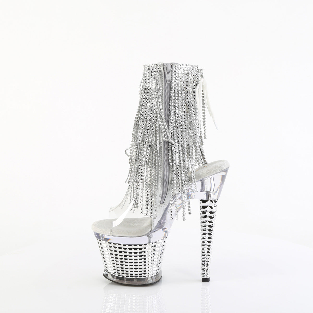 Pleaser   SPECTATOR-1017RSF Clr-Slv/Clr-Slv Chrome