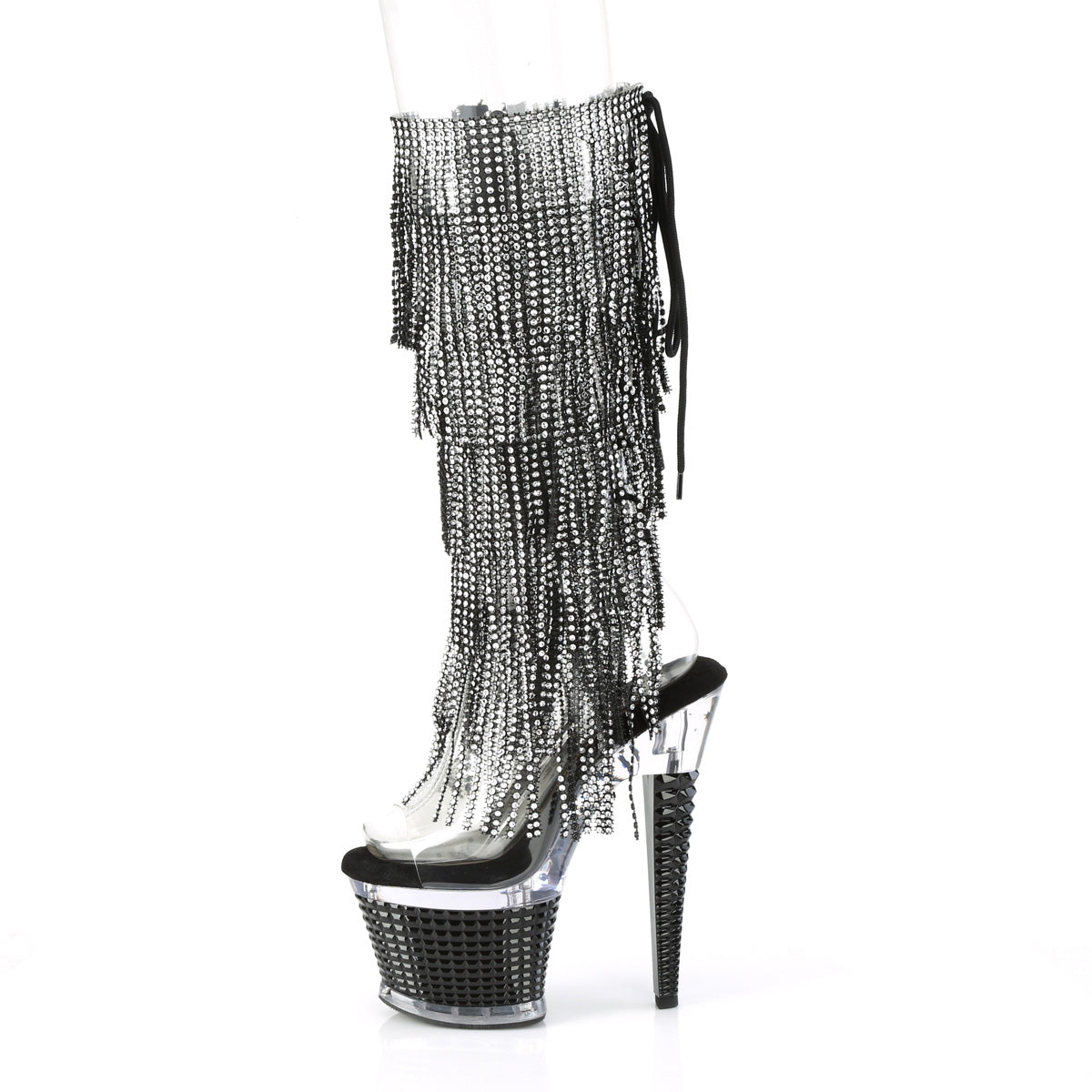 Pleaser  Ankle Boots SPECTATOR-2017RSF Clr-Blk/Clr-Blk