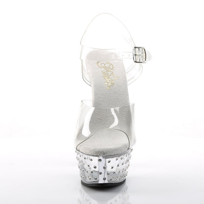 Pleaser Womens Sandals STARDUST-608 Clr/Clr