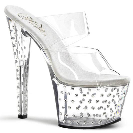 Pleaser Womens Sandals STARDUST-702 Clr/Clr