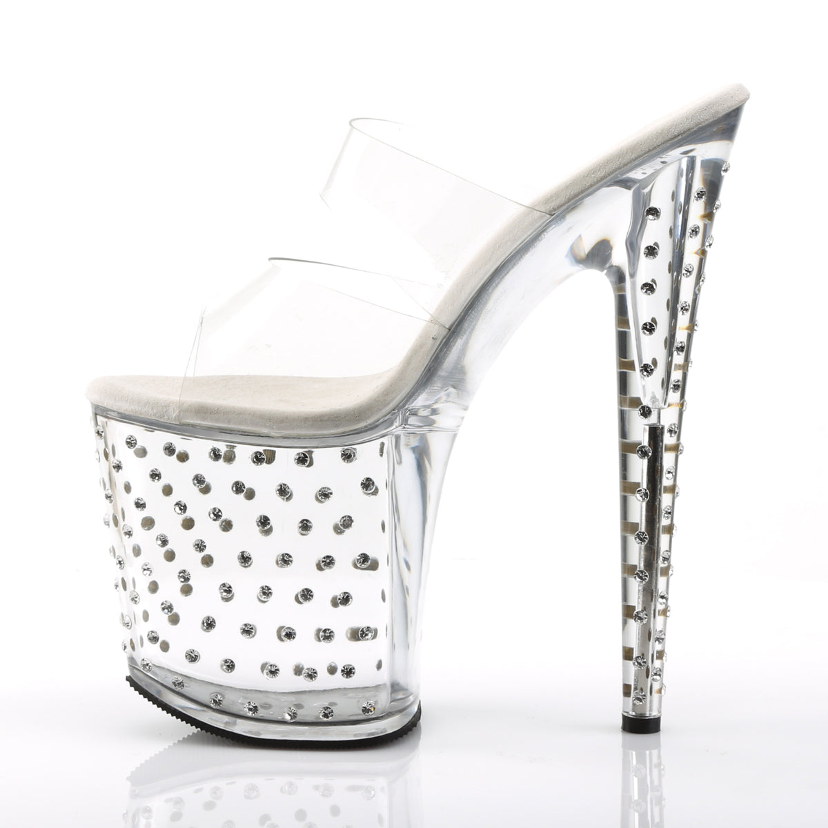 Pleaser Womens Sandals STARDUST-802 Clr/Clr