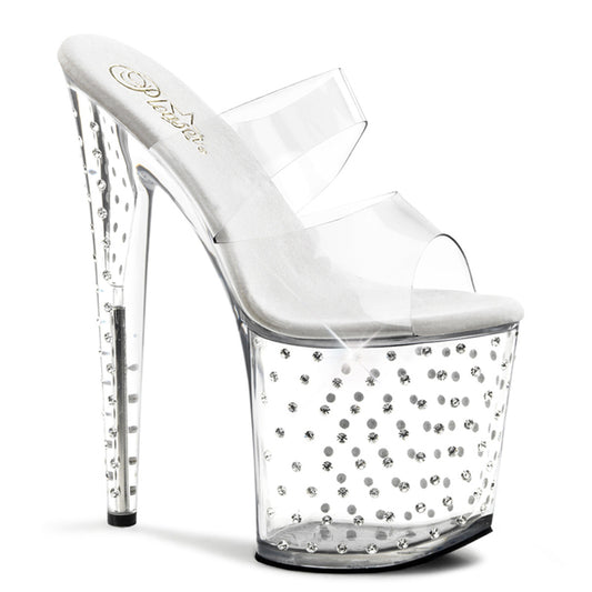 Pleaser Womens Sandals STARDUST-802 Clr/Clr