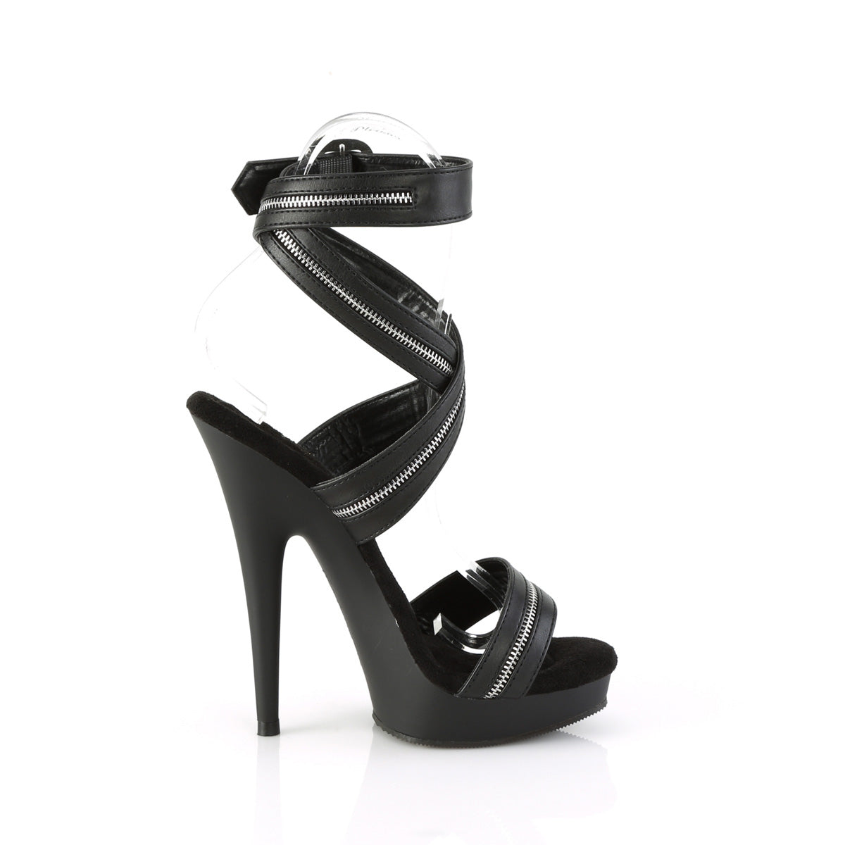 Fabulicious  Pumps SULTRY-619 Blk Faux Leather/Blk Matte
