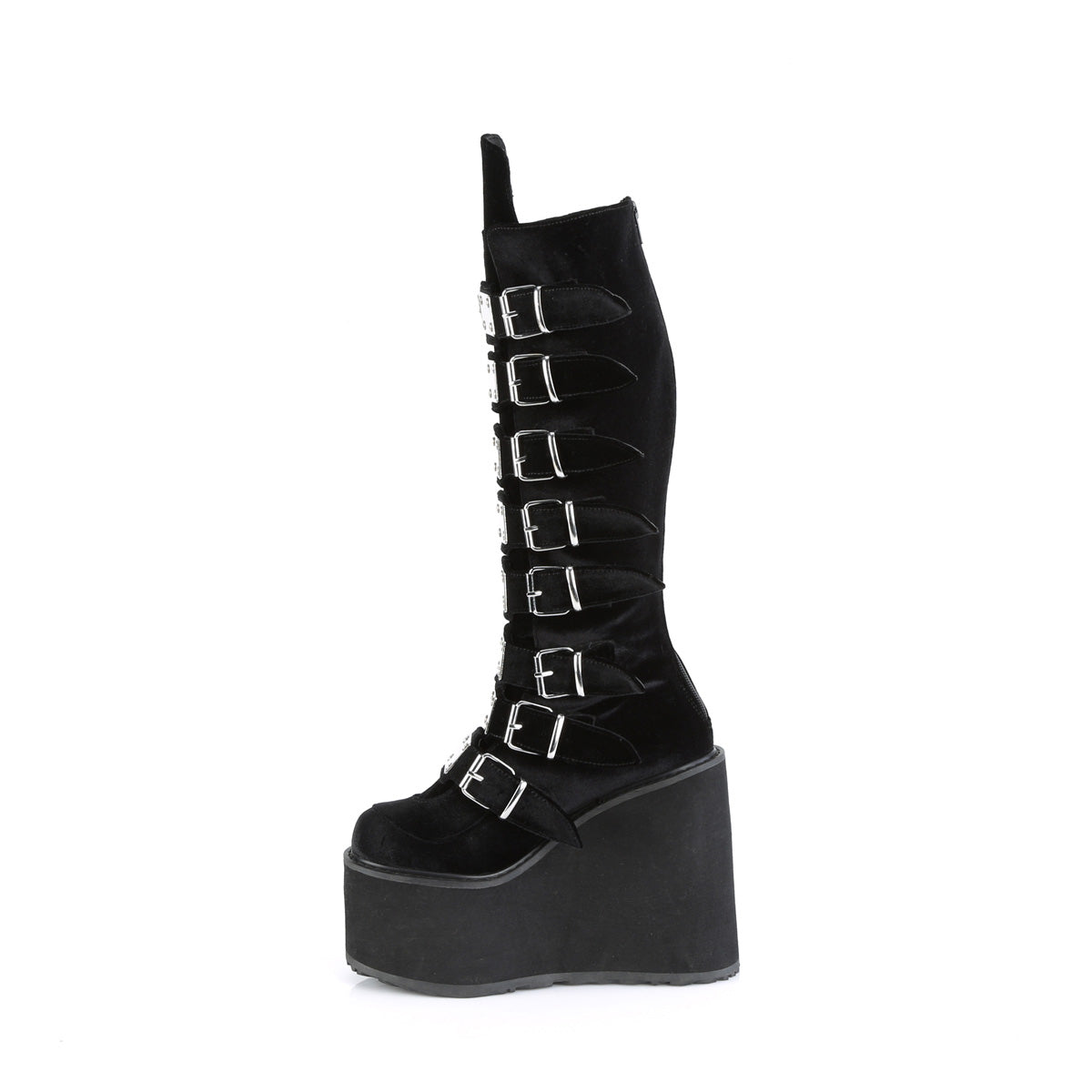 DemoniaCult  Boots SWING-815 Blk Velvet