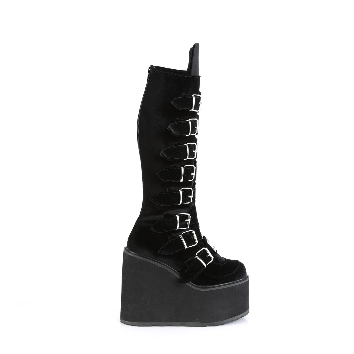 DemoniaCult  Boots SWING-815 Blk Velvet