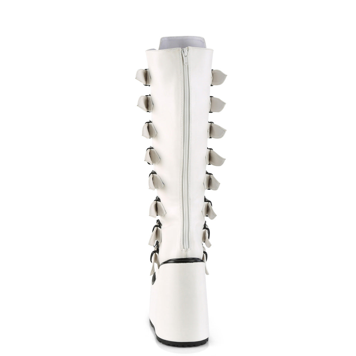 DemoniaCult  Boots SWING-815 Wht Vegan Leather